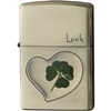 四つ葉 本物のクローバー/真鍮古美 Luck 幸運/アドミラル産業